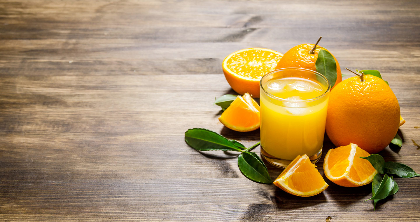 arance e succo d'arancia